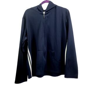 Jerzees Navy Hoodie Jacket Women's 2X‎